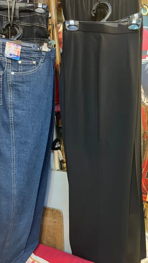 Assorted women's trousers and jeans