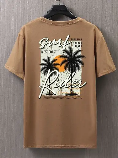 復古水洗圖案 T 卹